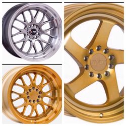 F1R 18” wheels 5x100 5x120 5x114 (only 50 down payment / no credit check)