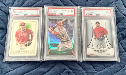 Mike Trout PSA Graded Lot