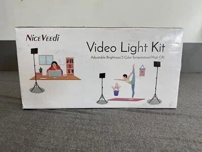 NiceVeedi LED Studio Light Kit, 2-Pack
