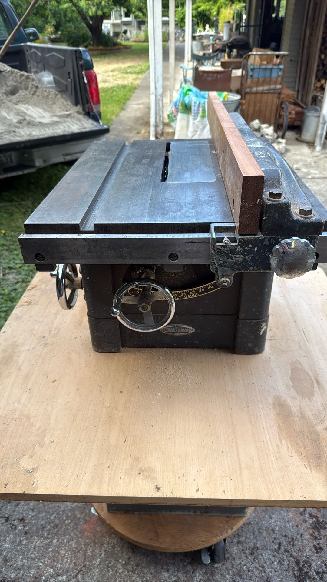 Old Craftsman Cabinet Saw