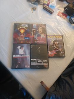  5 Rock DVD Concert  Videos 