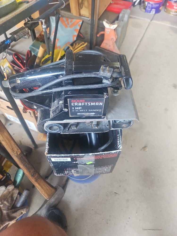 Sander Belt Craftsman, 1hp, Great Working Machine, Easy Loeding, E MESA