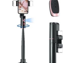 Auto Face Tracking Tripod with Remote 360° Rotation Tracking Phone Holder Stand