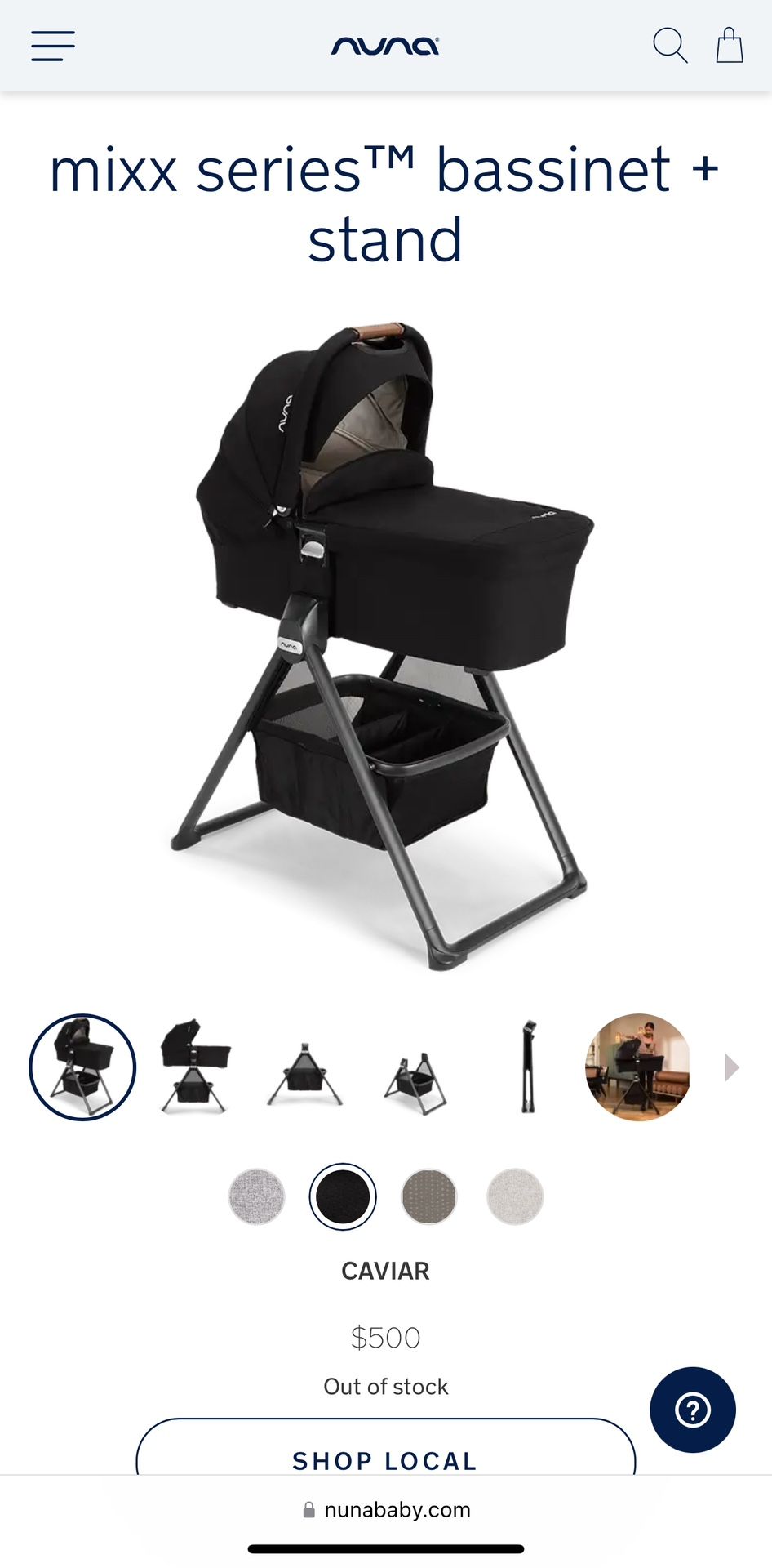 Nuna Bassinet And Stand