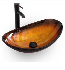 Bathroom Glass Sink