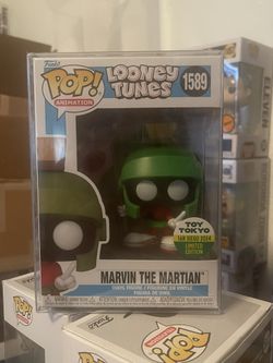 SDCC 2024 Funko Looney Tunes Marvin the Martian Official CON Sticker
