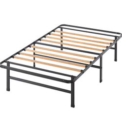 Twin Size Metal Platform Bed Frame 14 Inch