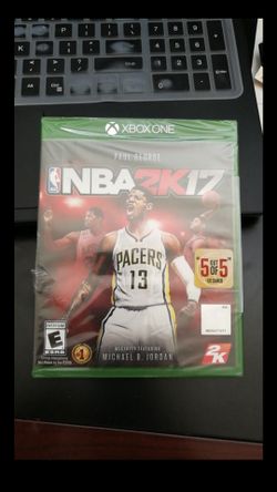 Sealed! 2k17 video game for Xbox one
