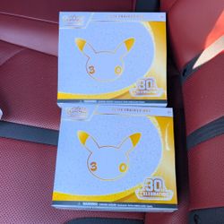 2 30th Celebration Elite Trainer Box ETBs