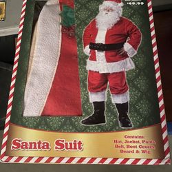 Brand New Santa Suit Just In Time For Christmas Fits Up To Jacket Size 48