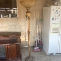 Bronze Standing Lamp 6 Feet Tall