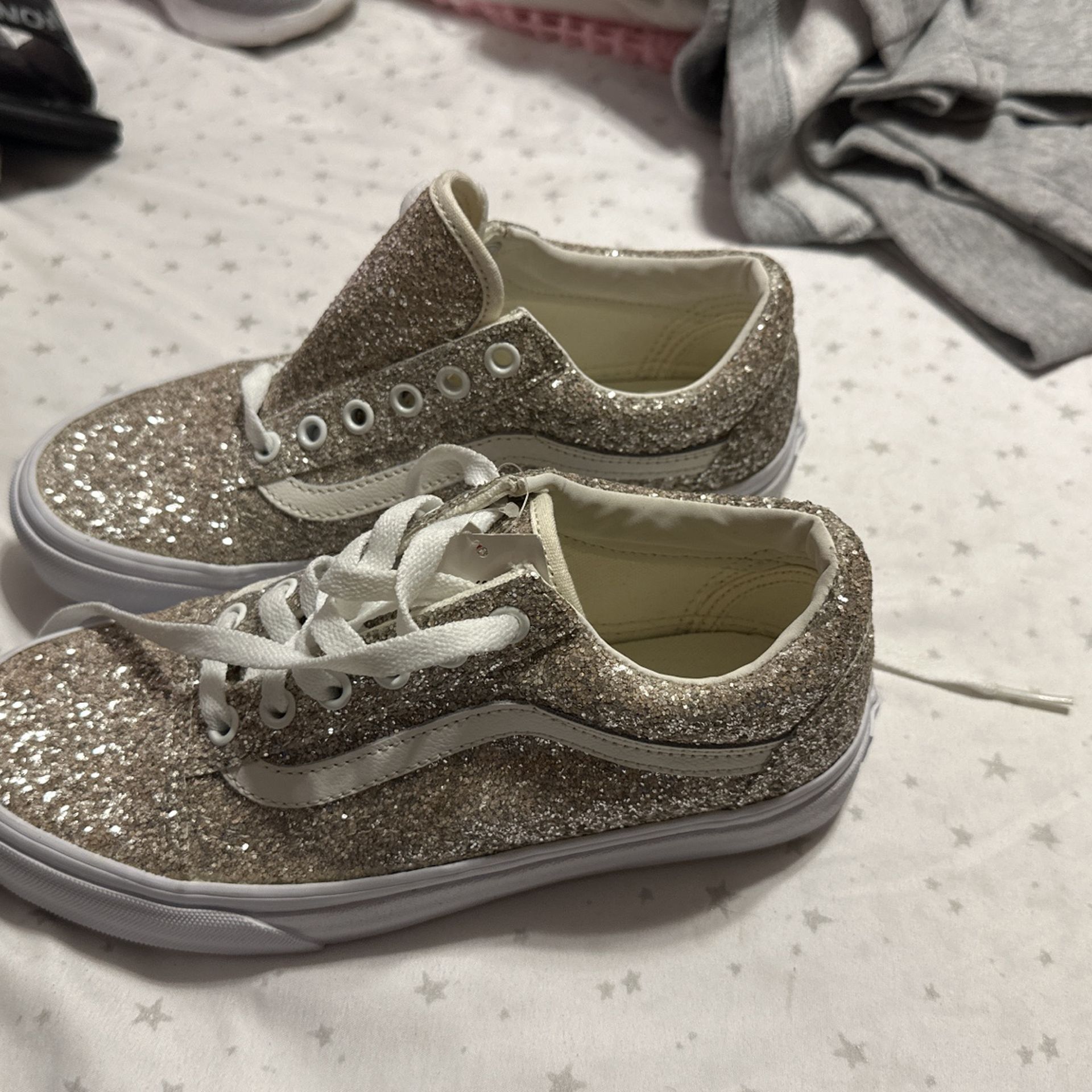 Size Women Glitter Vans