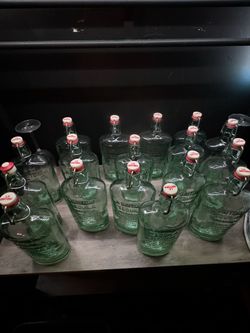 17 empty  La Gritona bottles