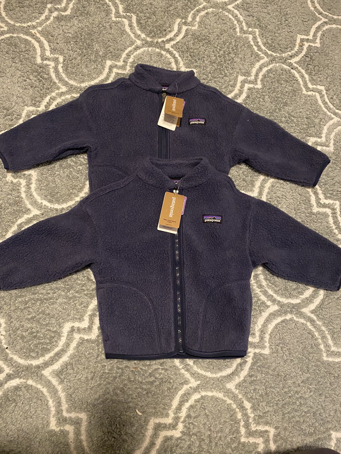 PATAGONIA Jackets - Never Worn. Size 12-18 Months