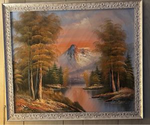 Oil painting by Whitman