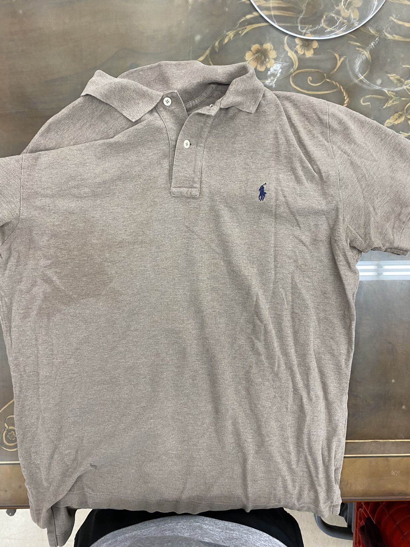 Brown polo Ralph Lauren shirt L