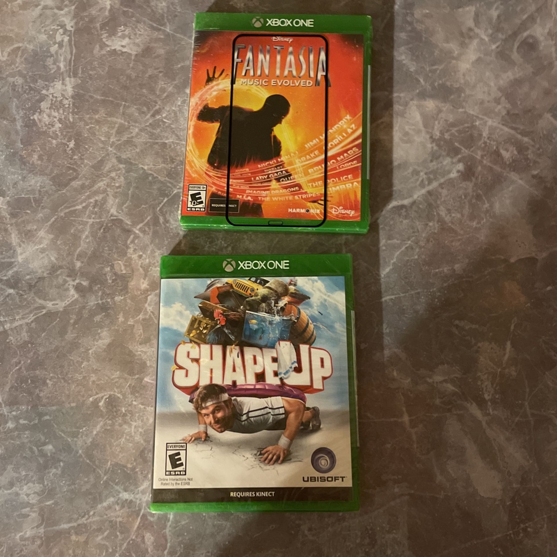Shape Up And Fantasia X Box 1 Games 