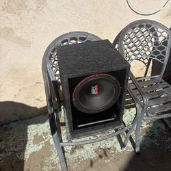 MTX 12 inch subwoofer and box