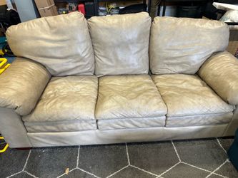 Free Leather Couch and Loveseat