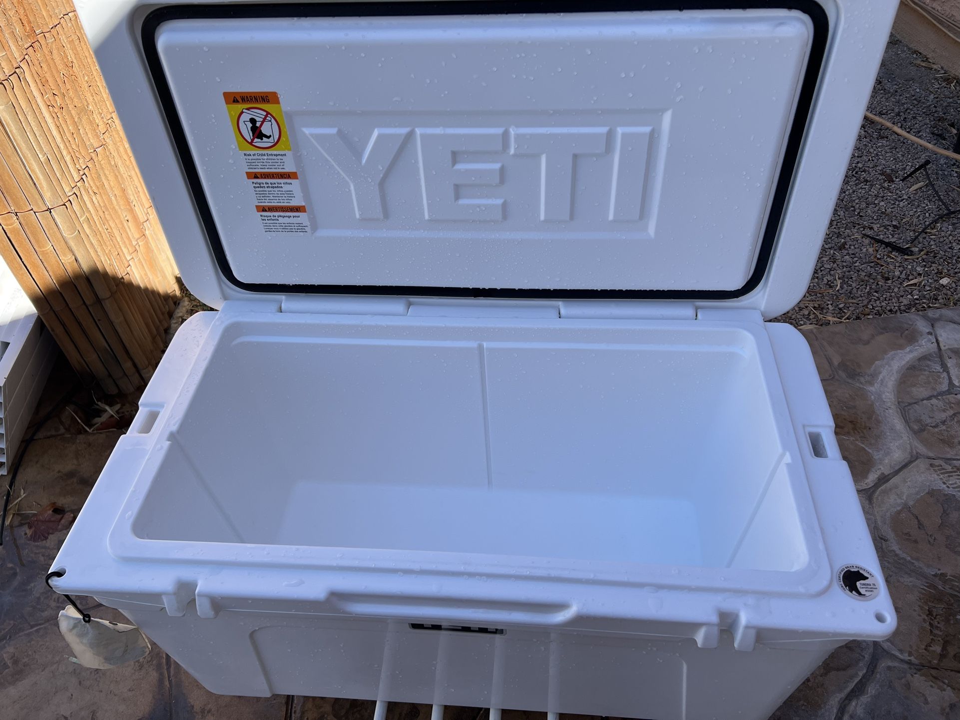 YETI Tundra 75 White cooler