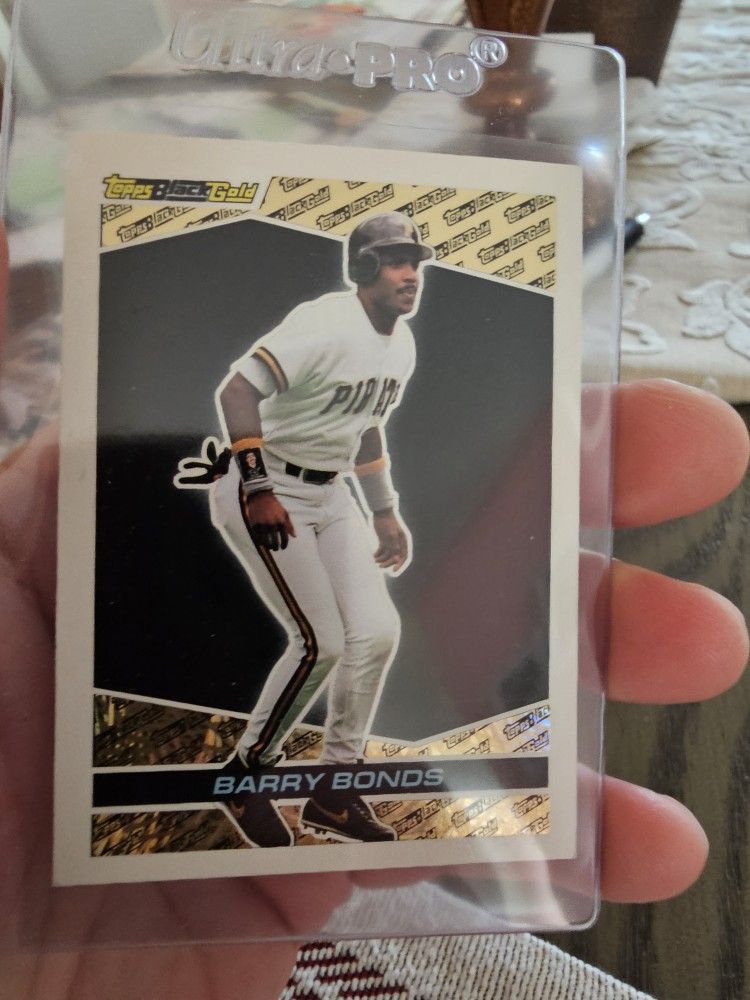 Barry Bonds '93 Topps Blackgold Insert Baseball Card 