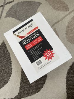 10 Piece Stretched Canvas Multi Pack