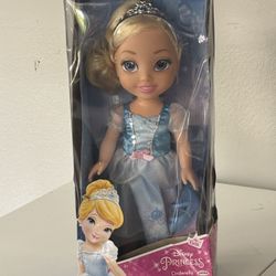 Disney Princess My First Cinderella Doll 14" Tall Includes Removable Outfit and Tiara