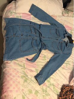 Jean short dress