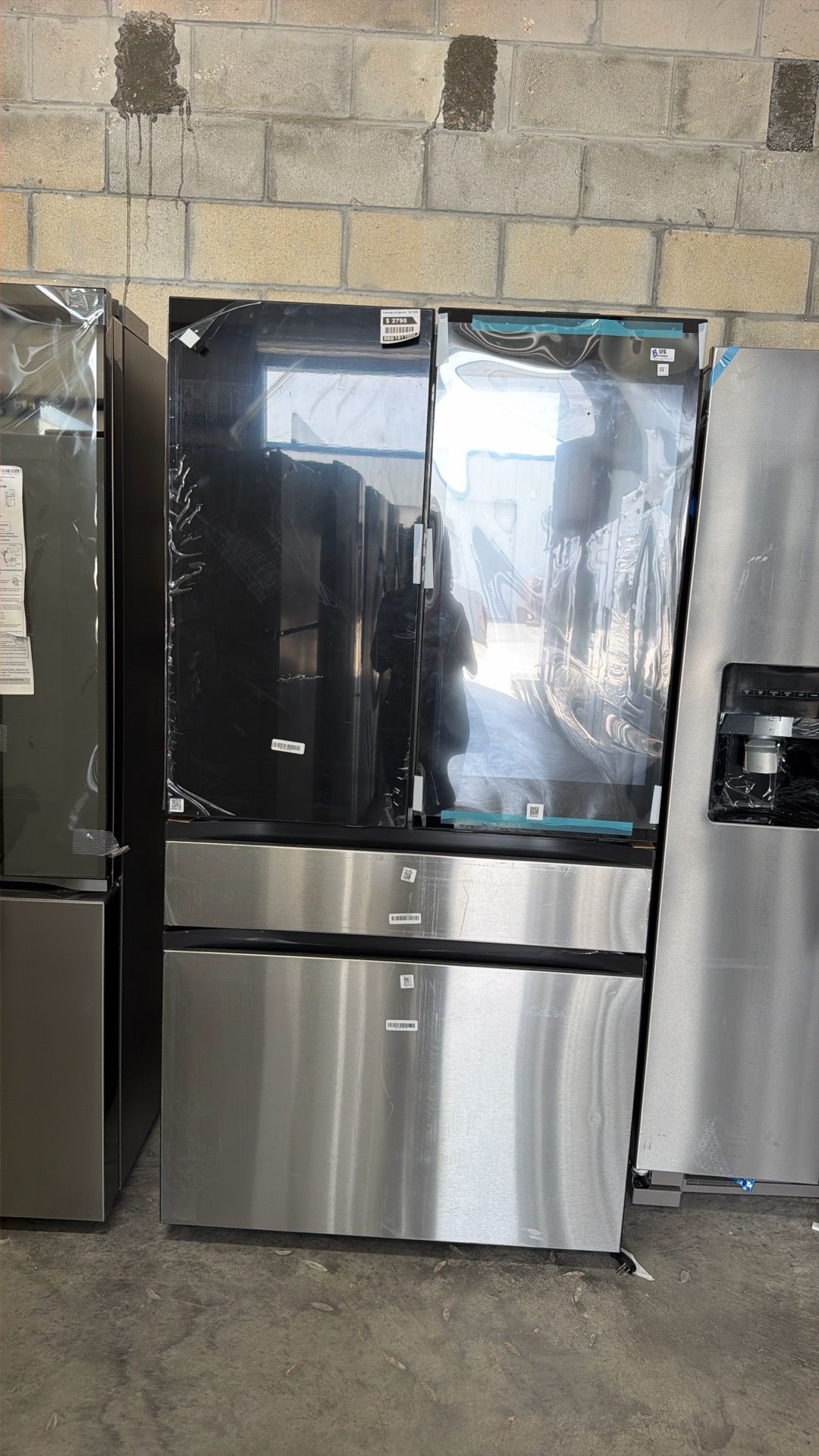 New family hub refrigerator with screen tv