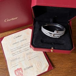 Faux Cartier Nail Bangle Bracelet