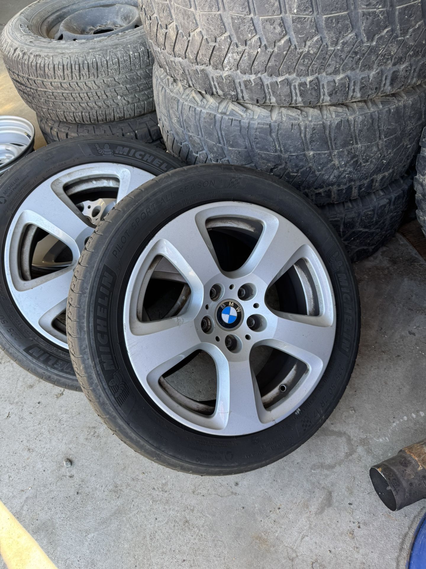BMW Stock 17” Wheels And Tires