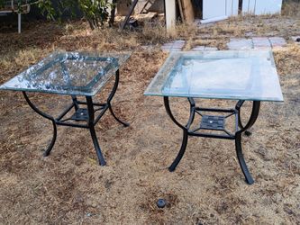 Glass Side Table