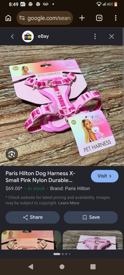 $20 each for these paris Hilton dog harnesses