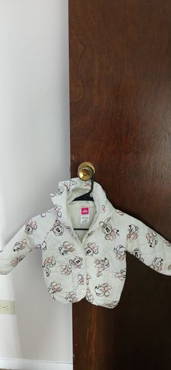 White Minnie Mouse Girls Jacket