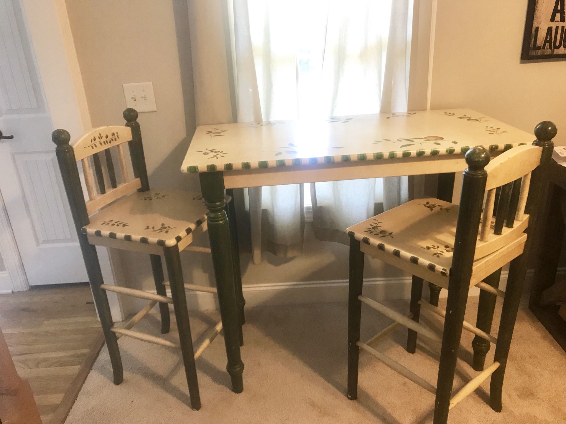 bar height table set
