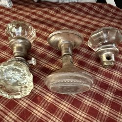 Antique Glass Door Knobs