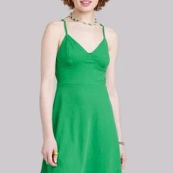 NEW GREEN DRESS   ( Take All  2pcs )