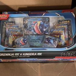 Pokemon Greninja & Kingdra Ex Box