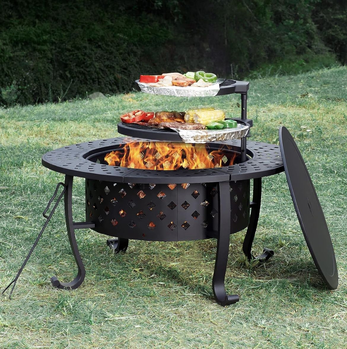 Outdoor FirePit Grill
