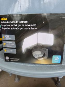 Koda motion activated floodlight