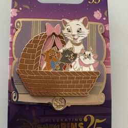 The Aristocats 55th Anniversary Dutchess and Kittens Pin Disney