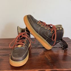 Nike Air Force 1 High Top (GS) Brown Gum 653998 200 Size 4Y Shoes Sneakers