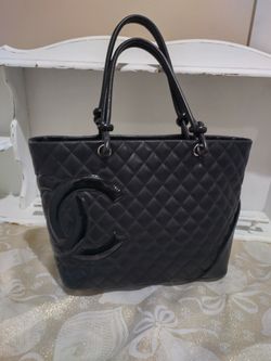 Channel Black Leather 👛 Purse please read descriptions