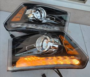 09-18 Dodge Ram LED DRL Projector Headlights Luces Focos Micas Faros Faroles Headlamps