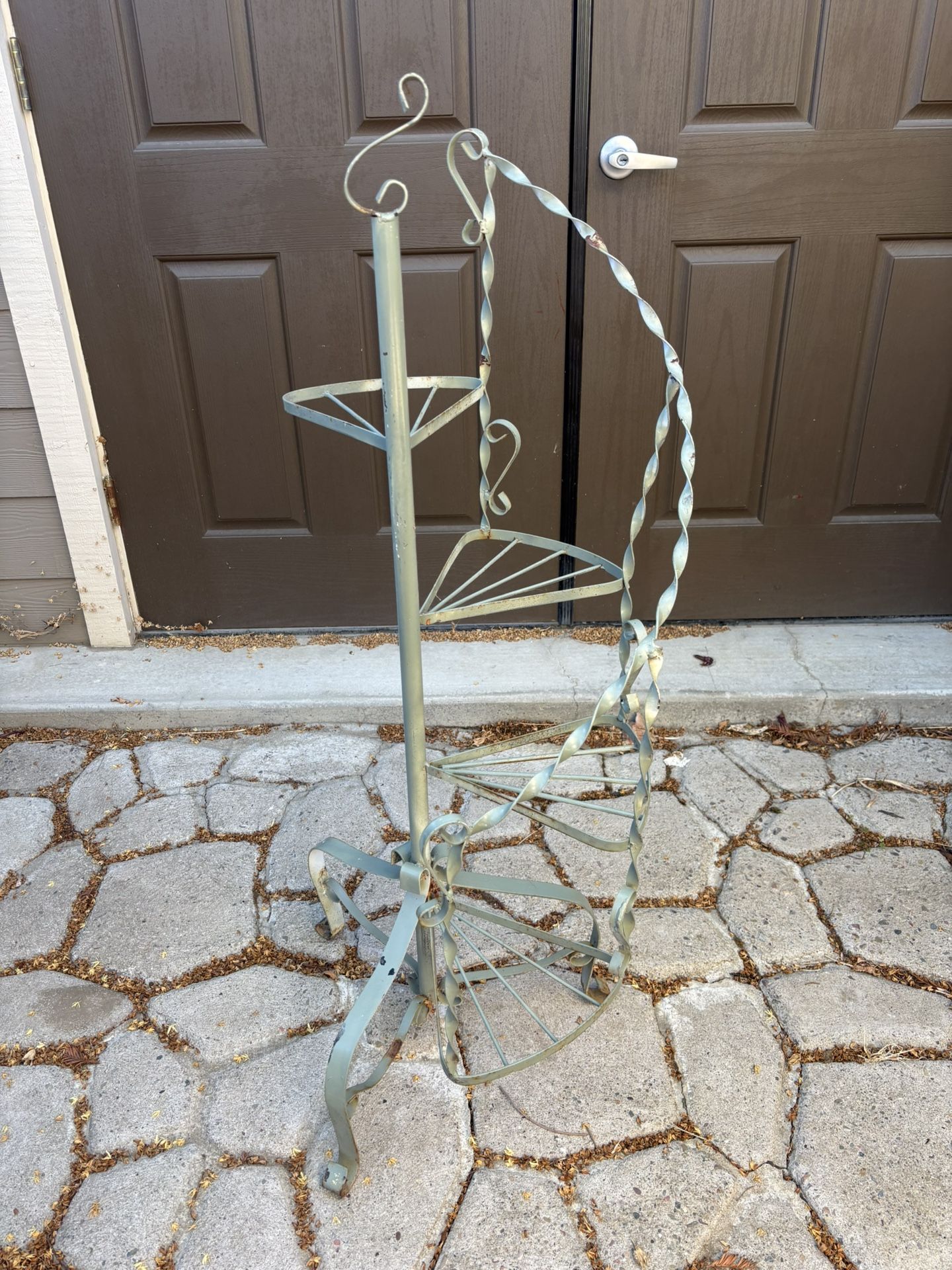 Plant Stand Vintage Wrought Iron