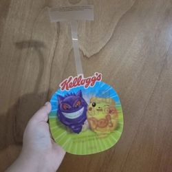 Very Rare Kelloggs Pokemon Lenticular Shelf Wobbler Display 