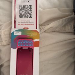 Clicks Keyboard for iPhone 15 Pro (Coral Blue)