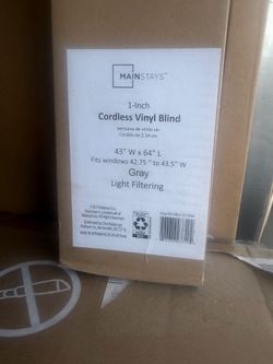 Mainstay cordless vinyl blinds