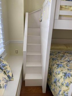 Full-size bed frame; mattresses not included; condition 8/10, very well cared for.