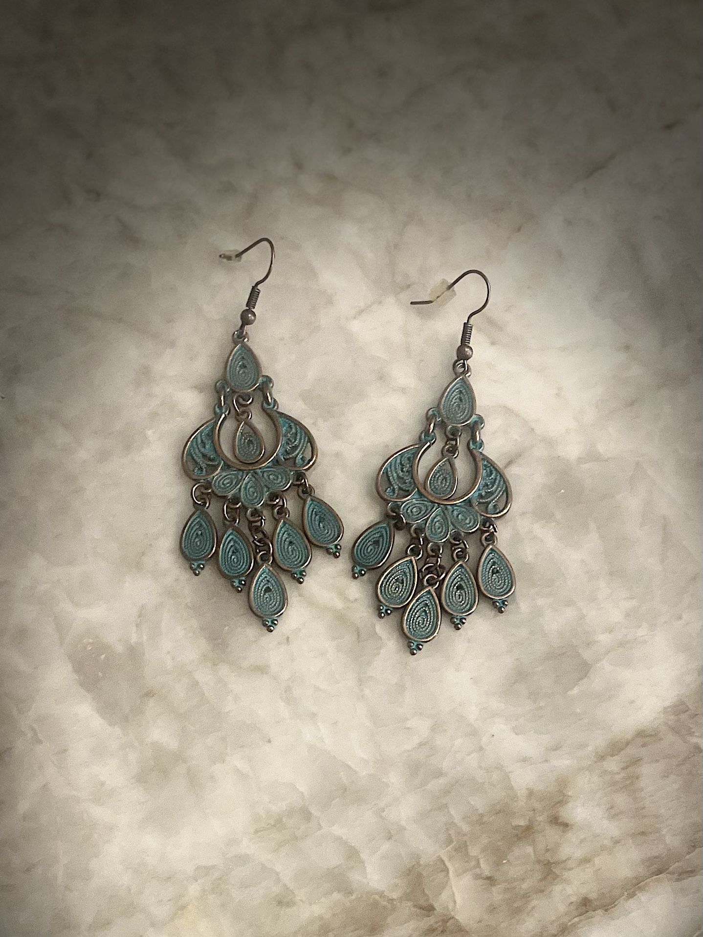 💠Bohemian Vintage Style Antiqued Bronze dangle earrings